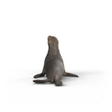 Rear view of the Schleich Sea Lion figure showing its back, spread front flippers and rear flippers
