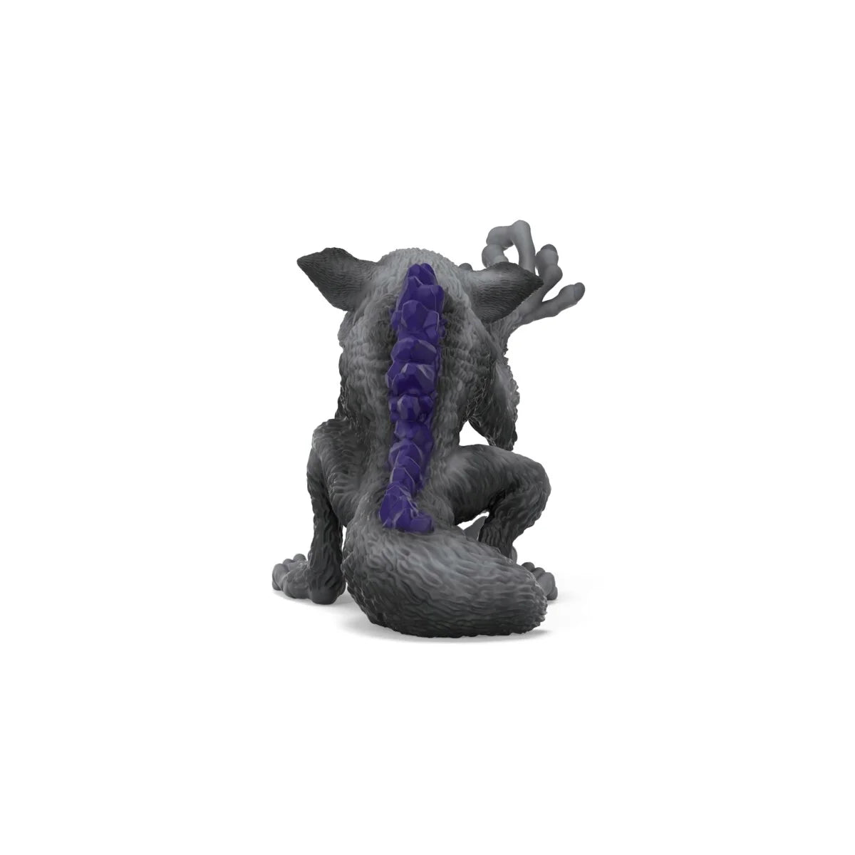 Schleich Shadow Lemur 70855 rear view showing purple spines and long tail
