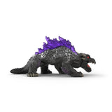 Schleich Shadow Lizard 70840 right side showing purple markings and back spikes