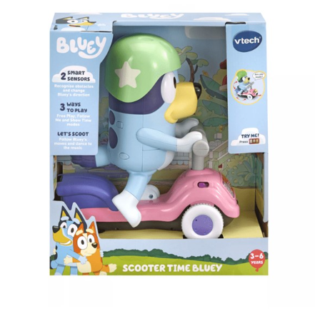 Vtech Scooter Time Bluey