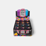 Scrunchems Squishy Sugar Drop retail display box filled with assorted individually boxed Sugar Drops