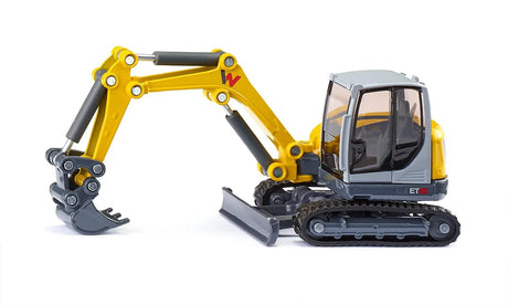 Siku 1:50 Wacker Neuson ET65 Track Excavator model shown from the side with arm extended