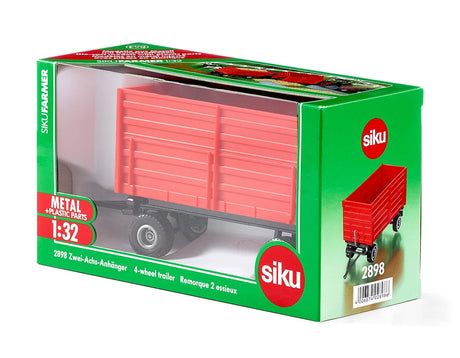 Siku 1:32 four wheel trailer 2898 in the retail box