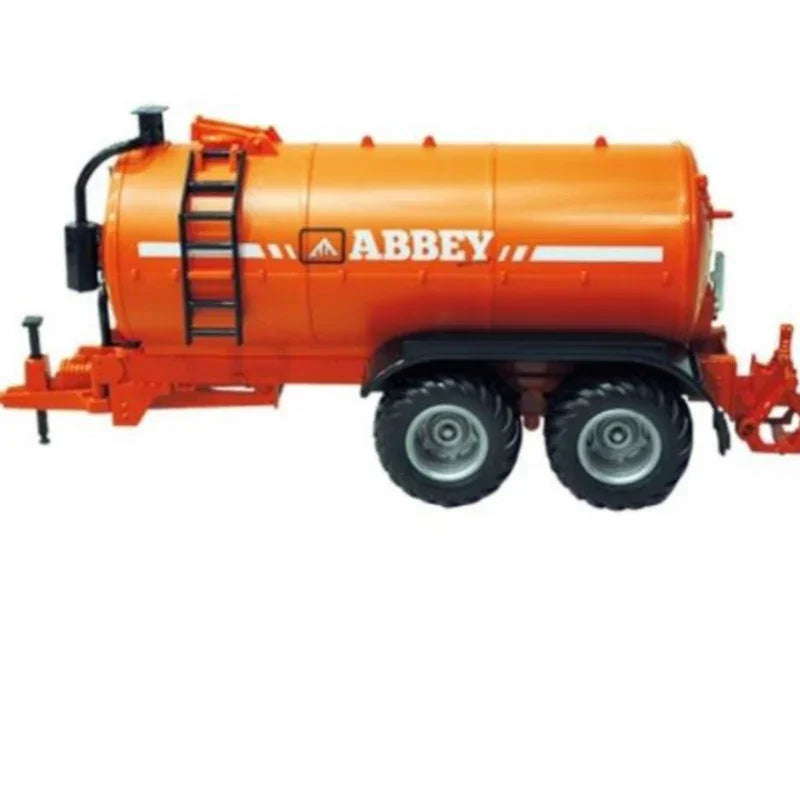 Siku Abbey Vacuum Tanker 2270 1:32 farm toy side profile showing Abbey logo, pipe detail and twin rear wheels
