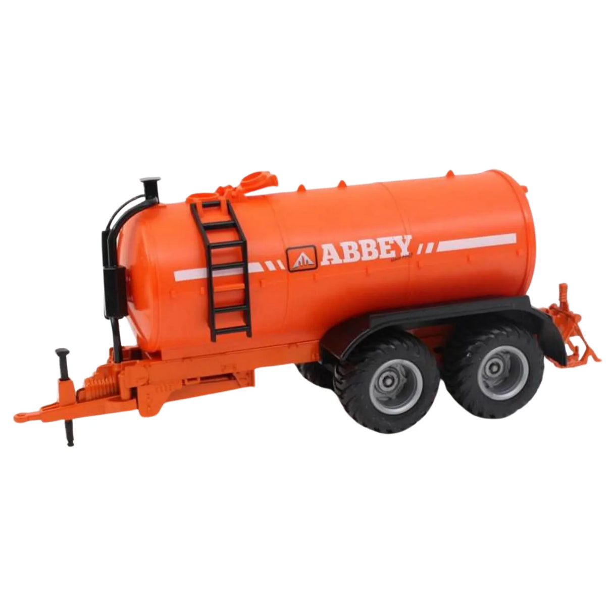 Siku Abbey Vacuum Tanker 2270 1:32 farm toy orange tanker with black ladder, front tow hitch and dual axle wheels
