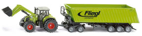 SIKU Claas Axion 850 Tractor with Fliegl tipping trailer and dolly Ireland