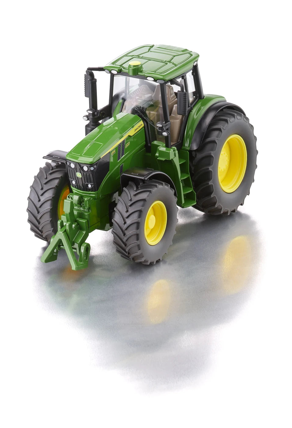 Siku 1:32 John Deere 6M 220 Tractor 3666 three quarter front view without the detachable front loader