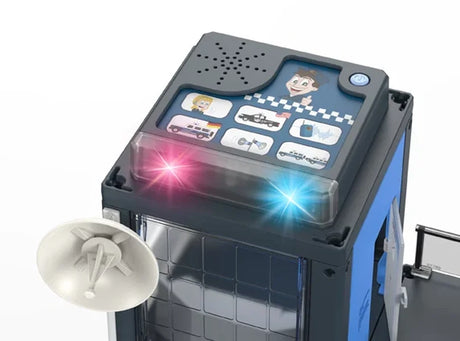 Siku Police Station 5510 roof Light and Sound module with control buttons, satellite dish and red and blue lights