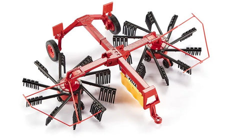 Top-down view of Siku Fella Whirl Rake toy 1:32 scale Ireland