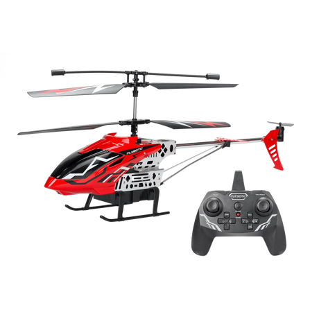 Silverlit Flybotic Sky Knight red remote control helicopter with black controller