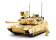 Sluban M1A2 SEP V2 Abrams front angled view showing the main gun, turret, tracks and soldier figure