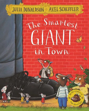 Cover of The Smartest Giant in Town book by Julia Donaldson in Ireland