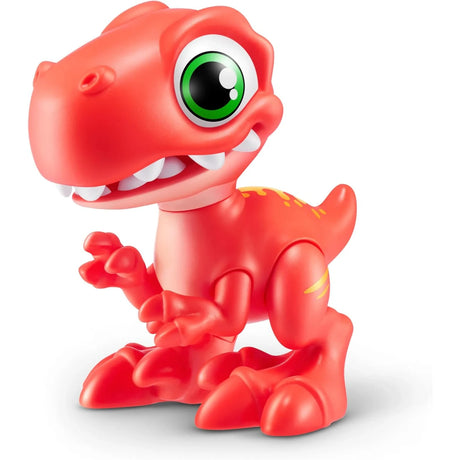 Red dinosaur figure from the ZURU Smashers Junior Dino Dig Large Egg set, shown against a white background.