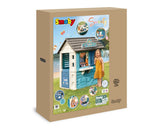 Smoby Life Playhouse Sweety Corner product box showing the garden sweet shop playhouse