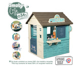 Smoby Life Playhouse Sweety Corner with recycled plastic feature icons and French made badge