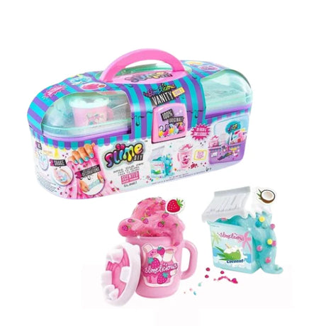Boxed So Slime Slimelicious DIY Case with strawberry and coconut slime pots – Ireland