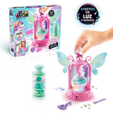 So Slime DIY Fairy Slime Potion Maker retail packaging displayed with the pink fairy machine and slime making accessories.