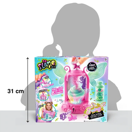 So Slime DIY Fairy Slime Potion Maker product size illustration showing the fairy machine with measurement markings.