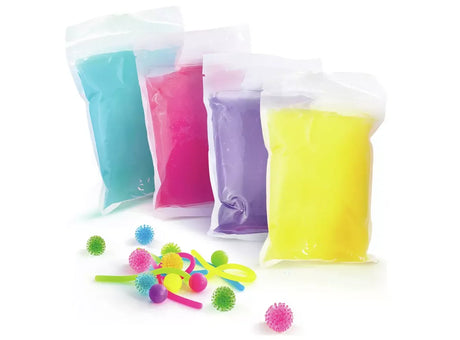 Full set with bucket, colourful slime packs, and toys displayed – Ireland