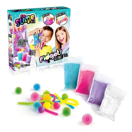 So Slime Fidget Slime Kit retail box with children and fidget toys shown – Ireland