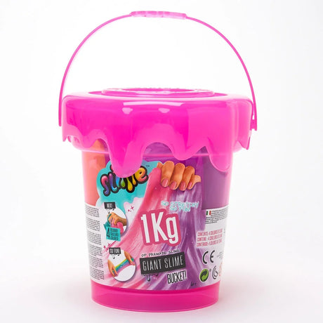 So Slime 1Kg pink bucket with slime label and handle – Ireland