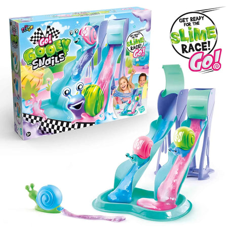 So Slime Go Gooey Snail Race packaging with slime ramps and colourful snail figures – Ireland
