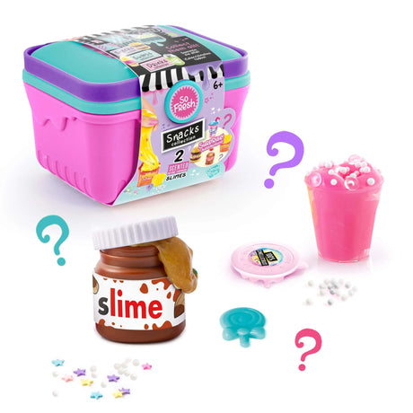 So Slime Mini Market case with two mystery shakers and slime decorations shown – Ireland