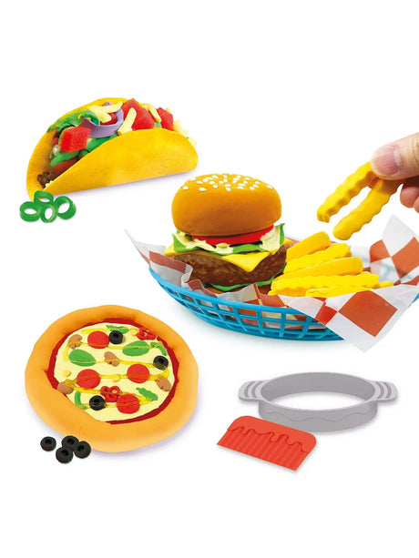 So Slime Sensations Sugary Crush Street Food pizza, burger and taco slime accessories displayed in Ireland