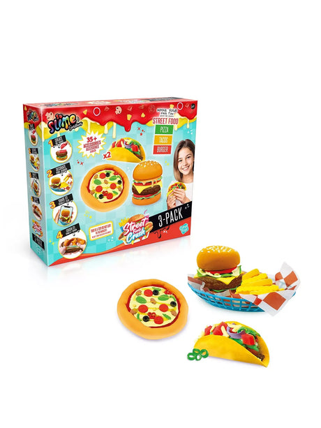So Slime Sensations Sugary Crush Street Food set with pizza, burger and taco creations in Ireland