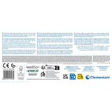 Back of the Soft Clemmy Sensory Farm packaging showing multilingual product information, Clementoni branding, recycling symbols, item number 17993 and barcode 8005125179930.
