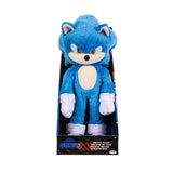 Sonic 3 Movie 33 cm (13 inch) plush Sonic in display box with movie branding in Ireland.