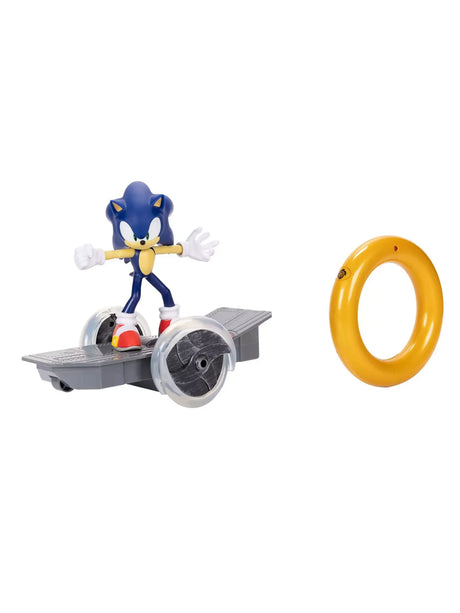 Sonic Speed RC toy with Sonic figure on hoverboard and golden ring controller in Ireland