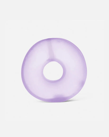 Speks Gump Loop Mist squishy in translucent purple with soft donut shaped ring design