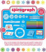 Full layout of Spirograph Design Set showing wheels, guide, and accessories – Ireland