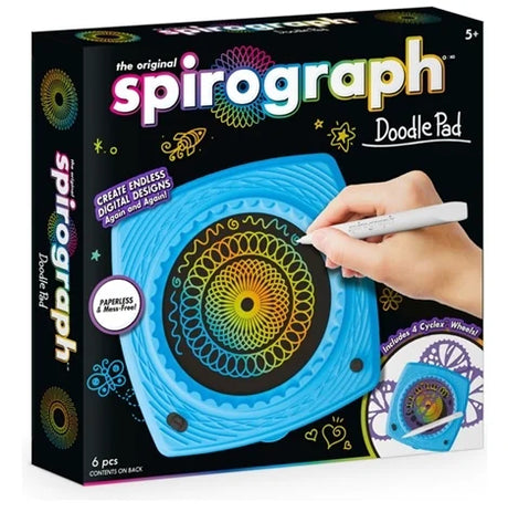 Spirograph Doodle Pad in retail box with LCD drawing and Cyclex wheels – Ireland