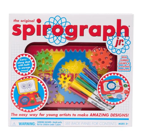 Spirograph Jr. boxed set with jumbo gears and markers visible – Ireland