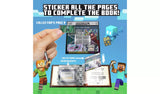 Sticki Rolls Minecraft feature image showing a hand placing stickers into the collector's book
