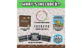 Sticki Rolls Minecraft contents image showing the collector's book, wristband, sticker rolls and collector pages