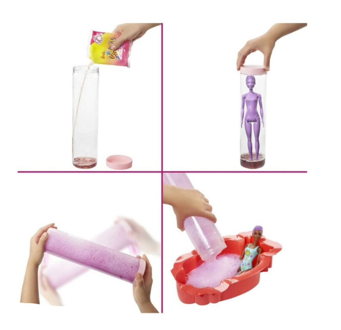 Barbie Paint Reveal Summer Foam Fun - Strawberry