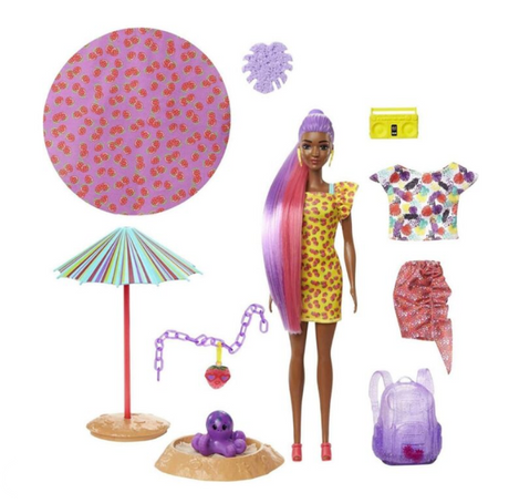 Barbie Paint Reveal Summer Foam Fun - Strawberry