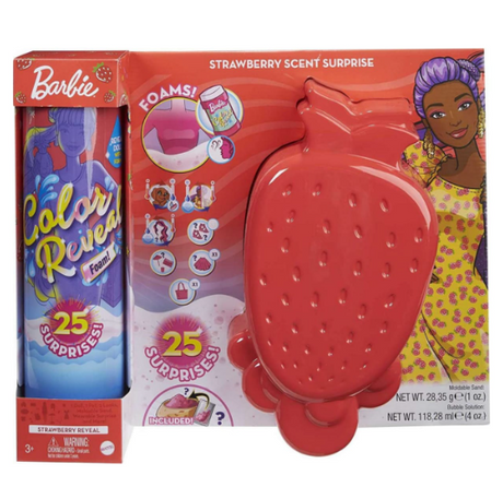 Barbie Paint Reveal Summer Foam Fun - Strawberry