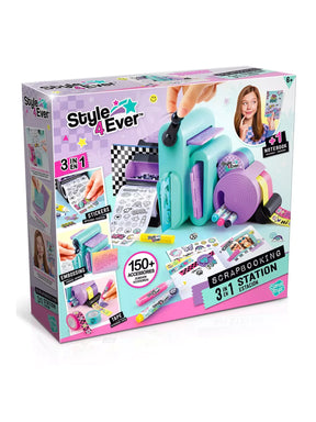 Style 4 Ever Scrapbooking 3 in 1 Station packaging showing product branding and features in Ireland
