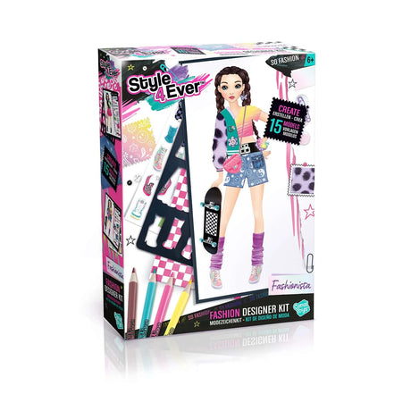 Style 4 Ever Fashion Designer Kit box with illustrated cover and visible contents – Ireland