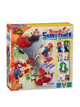 Super Mario Blow Up! Shaky Tower game box front with character window