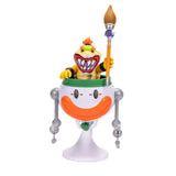 Super Mario Galaxy Movie Bowser Jr. seated in the Clown Car holding the large orange brush