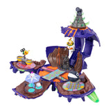 Open Super Mario Galaxy Movie Wonder Bowser Jr. Planet Playset with Bowser Jr. in the Clown Car, Boo figures and Chain Chomp