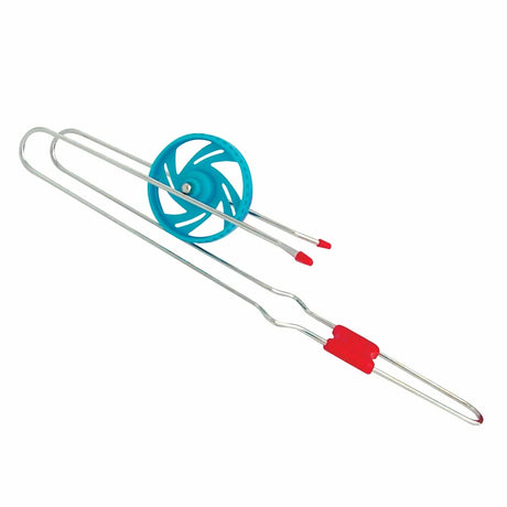 Close-up of SupeRetro Magnetic Gyro Wheel spinning toy in motion – Ireland
