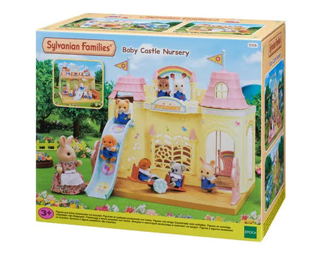 Sylvanian Families Baby Castle Nursery box showing castle-style nursery school playset in Ireland.