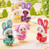 Sylvanian Families Cutie Collectibles Colourful Bunny Costume Babies collection image.