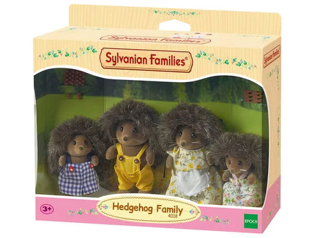 Sylvanian Families Hedgehog Family retail packaging with four Bramble figures displayed in Ireland